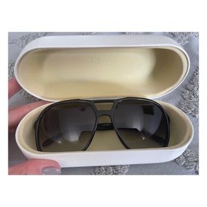 Chloe aviator sunglasses